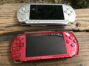 ★　まとめて　【ジャンク扱い　動作未確認】　PSP　sony　本体　２台　PSP1000　PSP3000　ゲーム機　game