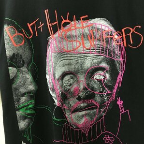 ◆SUPREME シュプリーム 21ss 美品 M 黒 アート Tシャツ Butthole Surfers Psychic Tee Dark Magentaの画像2