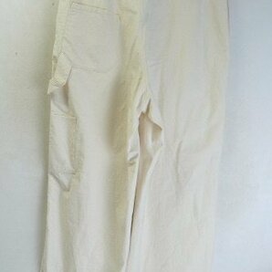 ◆Digawel ディガウェル ネップ 加工 ペインター イージー パンツ サイズ２ オフホワイト 美品の画像3