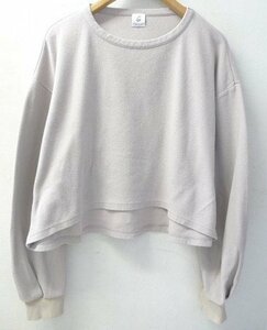 ◆UA B&Y アローズ ROKU 6 DOUBLE FACE PULLOVER ダブルフェイス　プルオーバー　ライトスウェット　シャツ 薄ピンク系 サイズ38