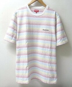 ◆◆国内正規 Supreme シュプリーム XL 美品 22ss Hearts Jacquard S/S Top ハート ジャガード Tシャツ