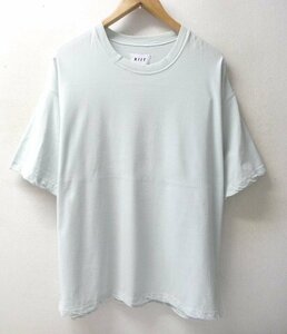 ◆KIIT キート オーバーサイズ　 クルーネック Tシャツ ミント グリーン系 サイズ2　日本製 美