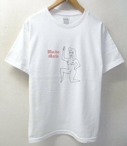 ◆WACKOMARIA ワコマリア ヌードガール プリント クルーネック Tシャツ 白 サイズM 美