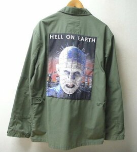 ◆国内正規 Supreme シュプリーム 18ss 美品 XL Hellraiser - BDU Shirt オリーブXL ヘルレイザー - バトル ドレス ユニフォーム シャツ