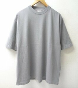 ◆blurhms ブラームス 24ss 美品 ROOTSTOCK/CLASSIC TEE S/S BIG ビッグ Tシャツ サイズ3 定価13400円 グレー