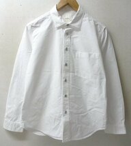 ◆TRIP RINEN リセミワイドカラー ポケット付き ホワイト シャツ 白 サイズ1 タグ付き　美品　日本製_画像1