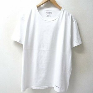 ◆WACKOMARIA ワコマリア XL クルーネック ベーシック TYPE-A Tシャツ 白 サイズXL ホワイト 無地の画像1