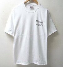 ◆BOYS OF SUMMER XL ボーイズ オブ　サマー NESCAFE ヘインズ ネスカフェ ロゴプリント Tシャツ 白 サイズXL 野村訓市 着_画像1