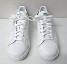 ◆adidas アディダス M20324 美品 STANSMITH スタンスミス スニーカー 白 25.5cm ホワイト　グリーン サイズ7.5_画像2