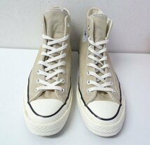 ◆ コンバース ALL STAR オールスター 美品 箱付 チャックテイラー 1970s CT70-HI 155760C CT70 HI スニーカー VINTAGE KHAKI サイズ8_画像2