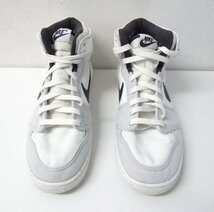 ◆NIKE ナイキ AIR JORDAN 1 AJKO White and Black エアジョーダン1 ノックアウト スニーカー 27.5cm ソール減りあり DO5047-100_画像2