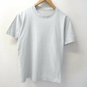 ◆Mountain Research マウンテンリサーチ トライアングル アニマル刺繍 Tシャツ グレー 色褪せ使用感あり