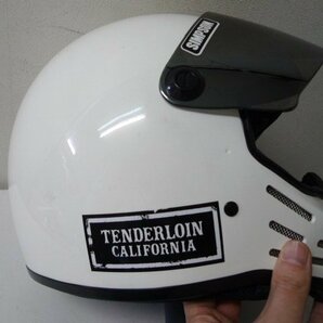 ◆送料864円 SIMPSON シンプソン 2017年製 フルフェイスヘルメット M30 ホワイト 美品 テンダーロイン ワコマリア ステッカー 62cm未満表記の画像5