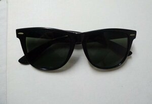 *Ray Ban RayBan B&Lboshu ром Vintage Wayfarer W1210 WAYFARER Ⅲ солнцезащитные очки USA производства чёрный 