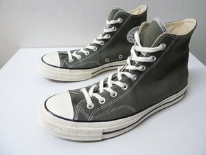 ◆CONVERSE コンバース 美品 Chuck Taylor All Star CT70 キャンバス ハイカット スニーカー カーキ系 サイズ9