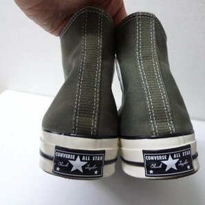 ◆CONVERSE コンバース 美品 Chuck Taylor All Star CT70 キャンバス ハイカット スニーカー カーキ系 サイズ9の画像5