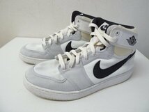 ◆NIKE ナイキ AIR JORDAN 1 AJKO White and Black エアジョーダン1 ノックアウト スニーカー 27.5cm ソール減りあり DO5047-100_画像1