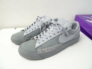 ◆FPAR × NIKE SB ZOOM BLAZER LOW QS 美品 DN3754-001 スウェード スニーカー グレー サイズ9