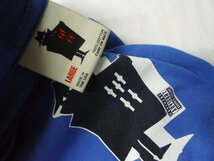 ◆REAL BAD MAN リアルバッドマン 袖プリント クルーネック ロンT 長袖 Tシャツ ブルー系 サイズL 美品_画像4