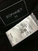 ◆SOPHNET ソフネット 24ss 極美品 ESSENTIAL L/S TEE エッセンシャル ロングスリーブ Tシャツ サイズM soph-240059 黒 定価14300円_画像6