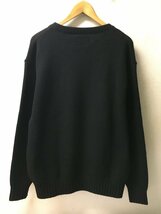 ◆WACKO MARIA ワコマリア 23aw タグ付き美品 ニット サイズL 黒　定価34100円 CLASSIC CREW NECK SWEATER TYPE 1 23FW-WMK-KN01_画像2