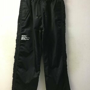 ◆WTAPS ダブルタップス 20AW 美品 202BRDT-PTM06 PARA TROUSERS ナイロン トラウザー パンツ サイズX02 M 黒 budsの画像2