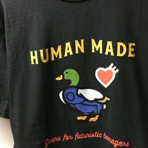 ◆HUMAN MADE ヒューマンメイド カモ デザイン Tシャツ チャコール系 サイズXL 美の画像2