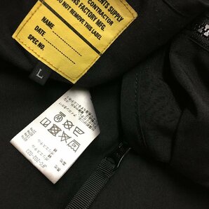 ◆UTILITY GARMENTS ワーク ジップ ベスト 黒 サイズL JEANS FACTORY 別注 美の画像3