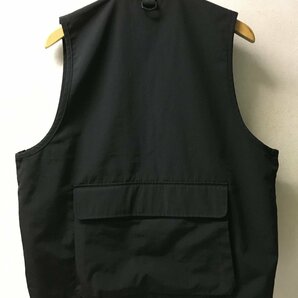 ◆UTILITY GARMENTS ワーク ジップ ベスト 黒 サイズL JEANS FACTORY 別注 美の画像2