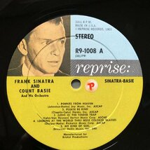 原信夫Collection 美盤 1963年 米国 本国オリジナル盤 Frank Sinatra, Count Basie LPレコード Sinatra-Basie Freddie Green, Thad Jones_画像7