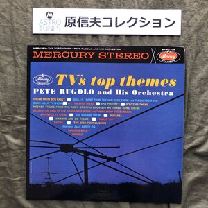 原信夫Collection 良盤 激レア 1962年 米国 本国オリジナルリリース盤 Pete Rugolo And His Orchestra LPレコード TV's Top Themes