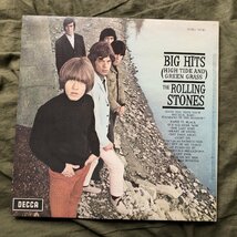 傷なし美盤 1974年 英国 本国盤 Rolling Stones LPレコードBig Hits High Tide And Green Grass: Paint It, Black, Little Red Rooster_画像2