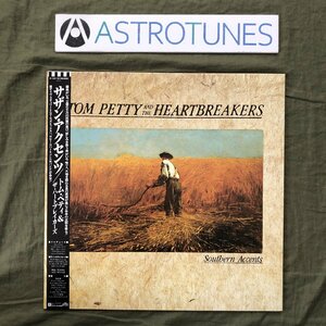 傷なし美盤 美ジャケ ほぼ新品 1985年 国内盤 トム・ペティ Tom Petty & The Heartbreakers LPレコード Southern Accents: 帯付 Rebels