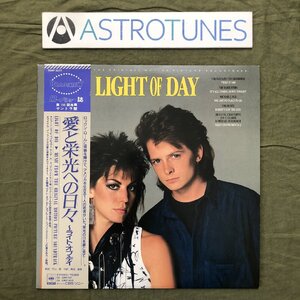 傷なし美盤 美ジャケ 美品 プロモ盤 1987年 国内盤 サントラ LPレコード 愛と栄光の日々 帯付 Michael J. Fox, Joan Jett, Bon Jovi