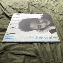 美盤 美ジャケ 美品 激レア 1987年 加藤登紀子 LPレコード 時には、昔の話を My Story 帯付 難波弘之 土方隆行 今剛 吉川忠英 島村英二_画像3