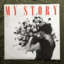 美盤 美ジャケ 美品 激レア 1987年 加藤登紀子 LPレコード 時には、昔の話を My Story 帯付 難波弘之 土方隆行 今剛 吉川忠英 島村英二_画像6