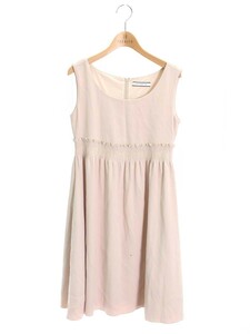 フォクシーニューヨーク Dress Orangerie 36220 ワンピース 38 ベージュ ITVMY8TEI08E