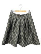 エムズグレイシー Coffee Cup Motif Skirt 917534 スカート 36 グレー ITVSBVB1W2UO_画像1