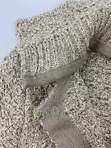 フォクシーブティック Knit Jacket Noisette 42602 ニットジャケット 38 ベージュ IT58HUY4BNI2_画像5