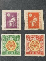 日本切手、 昭和立太子礼2種完、第１回国勢2種完未使用 NH美品_画像1