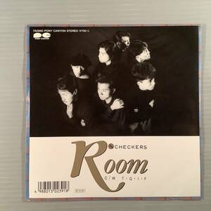 シングル盤(EP)▲チェッカーズ『Room』『T・G・I・F』※1989年盤▲美品！