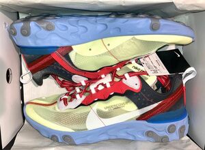 UNDERCOVER × Nike React Element 87 "Volt/Red" 28cm 黒タグ付き新品未使用