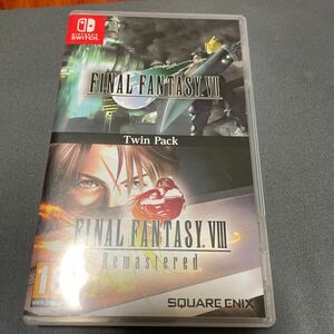  overseas edition Nintendo Switch soft final fantasy7 8 FF Final Fantasy 7 8 twin pack used switch import version 