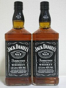 未開栓　JACK DANIEL'S Old NO.7 ジャック ダニエル　ウイスキー　１０００ｍｌ　４０％　２本セット