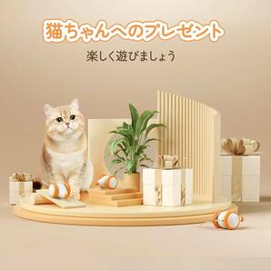 Cheerble 猫おもちゃ 電動ねずみ ウィキッドマウス 自動式 光るしっぽ インタラクティブおもちゃ USB充電式 簡単操作 猫 ねずみ オレンジの画像6