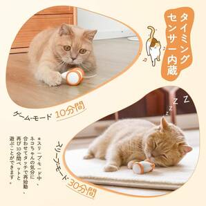 Cheerble 猫おもちゃ 電動ねずみ ウィキッドマウス 自動式 光るしっぽ インタラクティブおもちゃ USB充電式 簡単操作 猫 ねずみ オレンジの画像7
