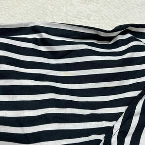 H&M エイチアンドエム 長袖シャツ ストライプシャツ 総柄 ワイシャツ コットン100% 古着 メンズ 大きいサイズ XXL 3L相当の画像8