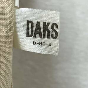 DAKS ダックス テーラードジャケット リネンジャケット 麻100% 英国 ブリティッシュ スプリング ラグジュアリー ミセス13号L〜XL相当の画像6