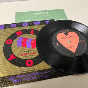 3枚まとめて / BOOWY / マリオネット ONLY YOU B BLUE / 7inch レコード / EP の画像3