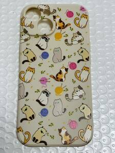 新品/iphone15カバー 衝撃吸収 シリコン製 猫 /カメラプロテクター付/スマホケース スマホカバー iphoneケース/匿名送料無料